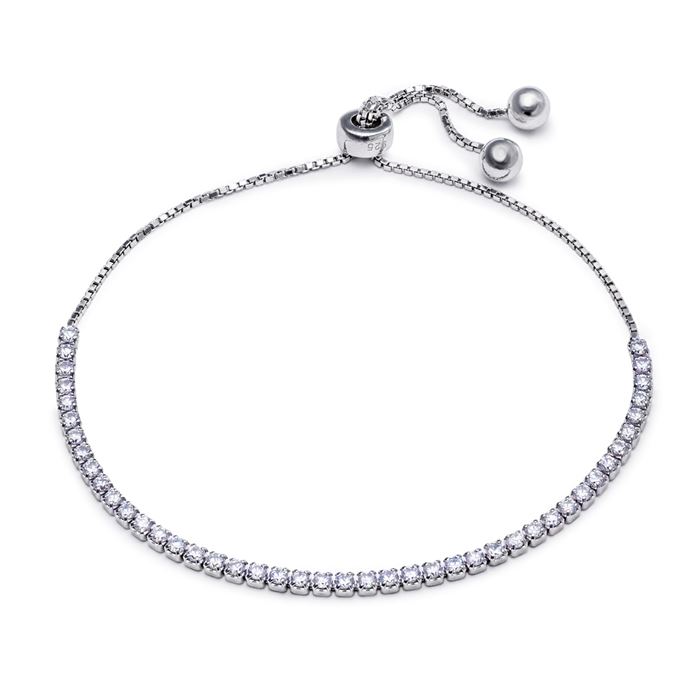 צמיד אלגנטי חצי משובץ יהלומים