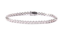 צמיד טניס חוליות עגולות דגם מאי